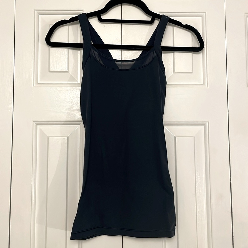 Navy blue Lululemon workout tank